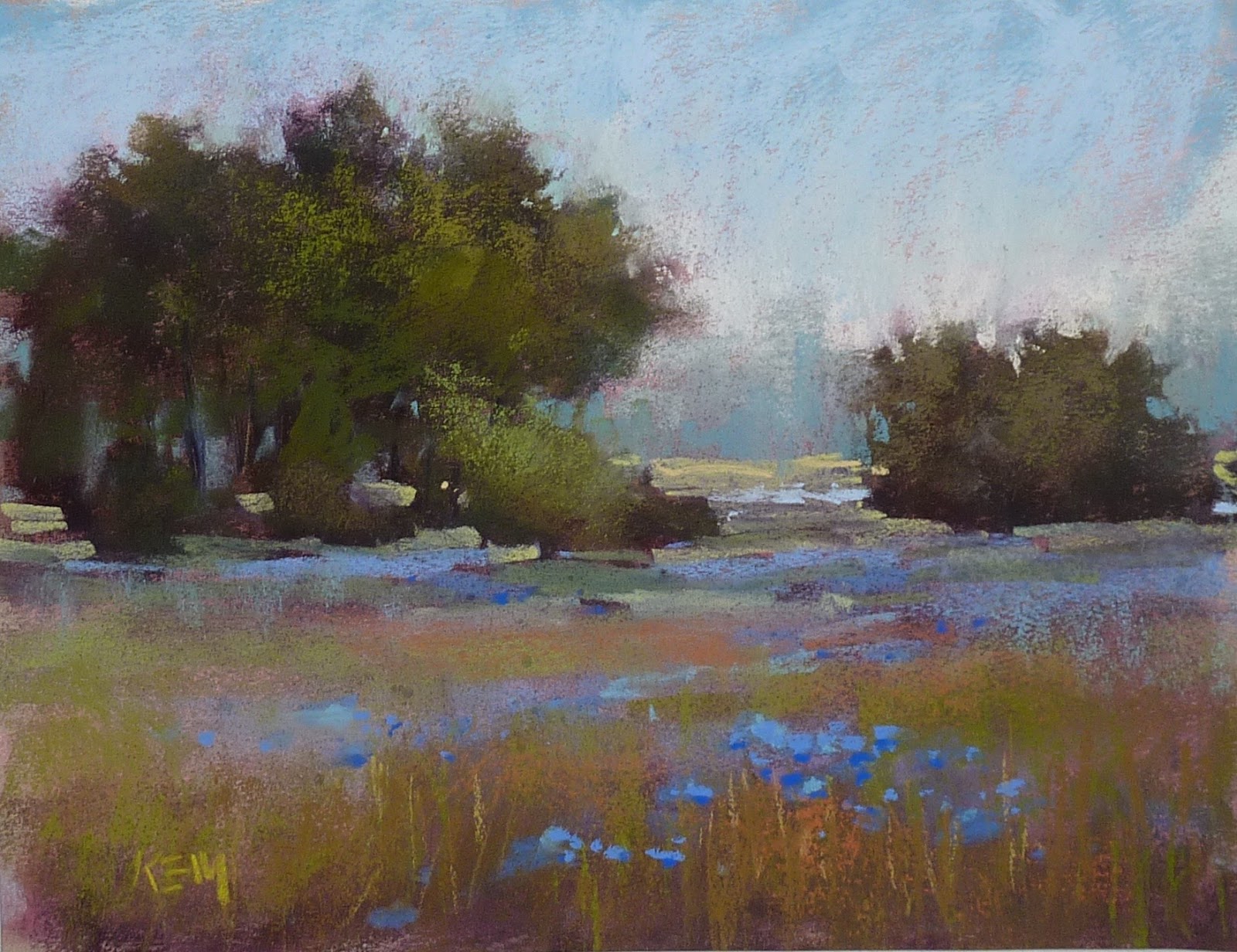 1600x1232 Painting My World The Trick For Painting A Flower Meadow - Meadow Painting