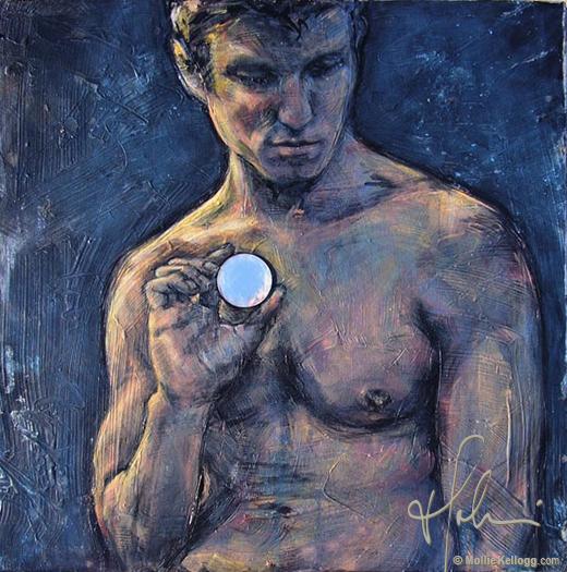 520x525 Mollie Kellogg Undraped - Meaning Of Life Painting