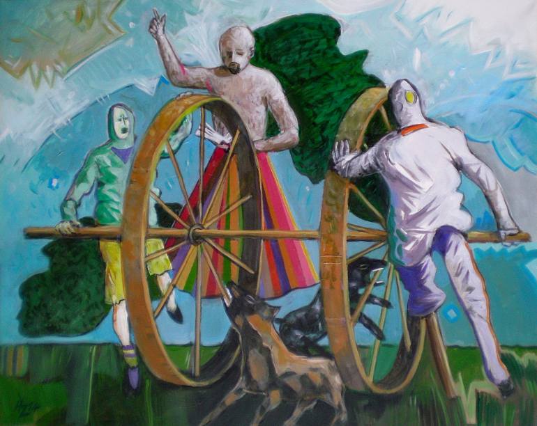 770x612 Saatchi Art The Meaning Of Life Painting By Helmut Zimmermann - Meaning Of Life Painting