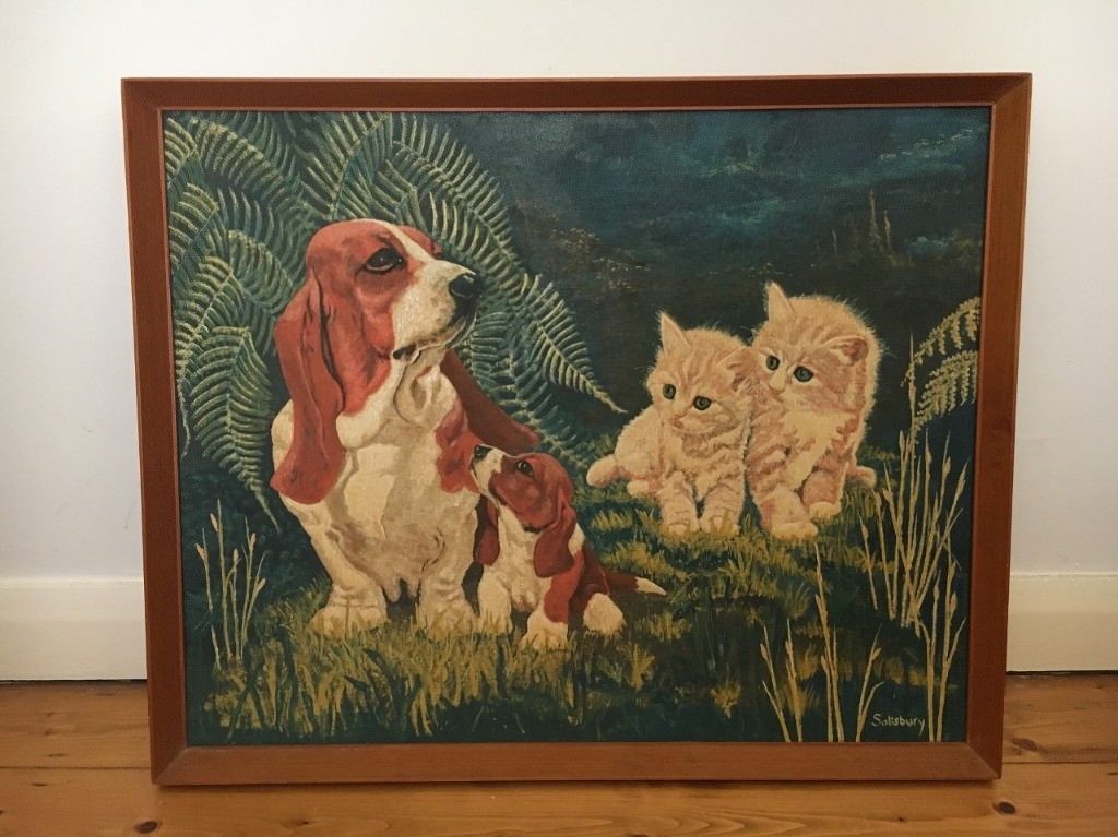 1024x767 Canine Contemplation And The Meaning Of Life (Oil Painting - Meaning Of Life Painting