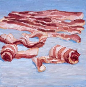 299x300 Bacon Paintings - Meat Painting