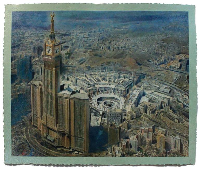 770x649 Saatchi Art Mecca Painting By Eric Buechel - Mecca Painting