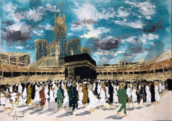 Mecca Painting at PaintingValley.com | Explore collection of Mecca Painting