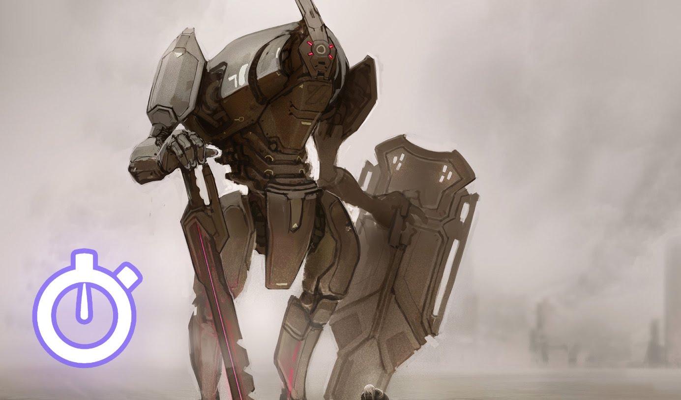 1385x813 Speedpaint - Mech Painting