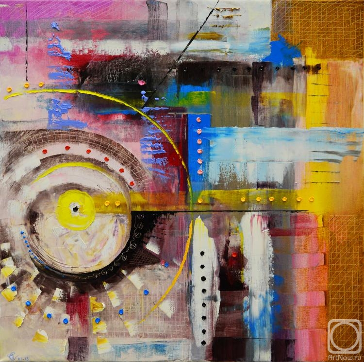 750x745 Painting Buy On Artnow.ru - Mechanical Painting