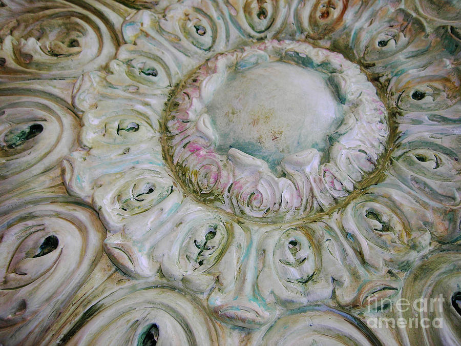 900x675 Painted Ceiling Medallion Painting By Lizi Beard Ward - Medallion Painting