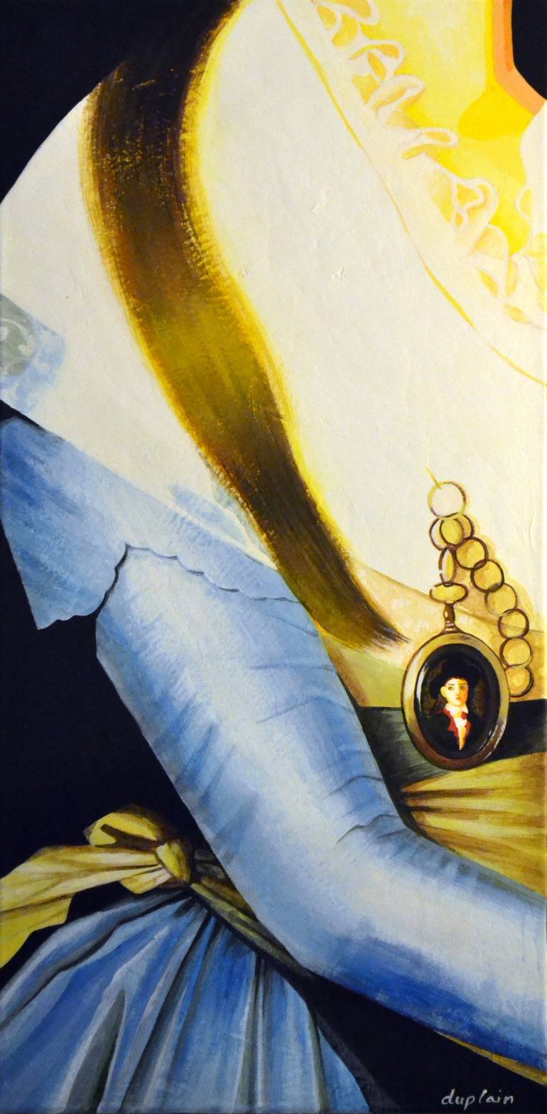 770x1568 Saatchi Art The Medallion Painting By Duplain Sophie - Medallion Painting