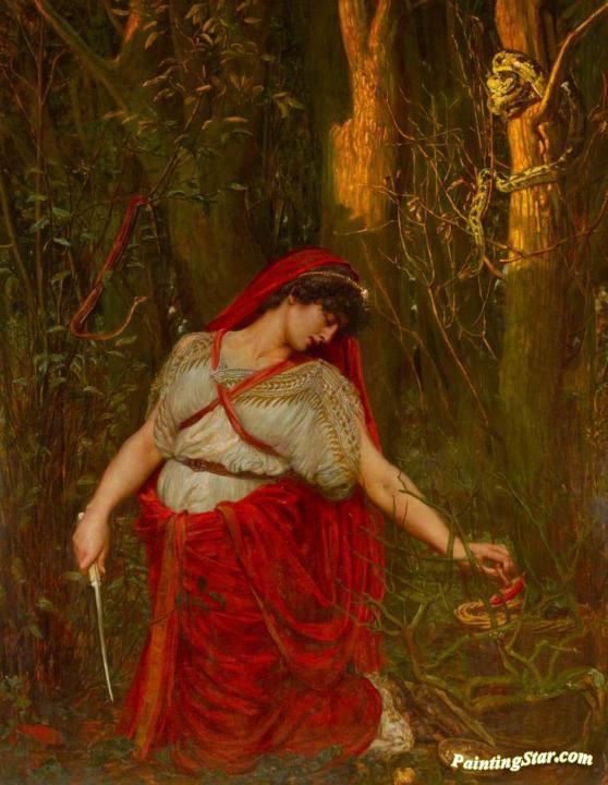 558x720 Medea The Sorceress Artwork By Valentine Cameron Prinsep Oil - Medea Painting
