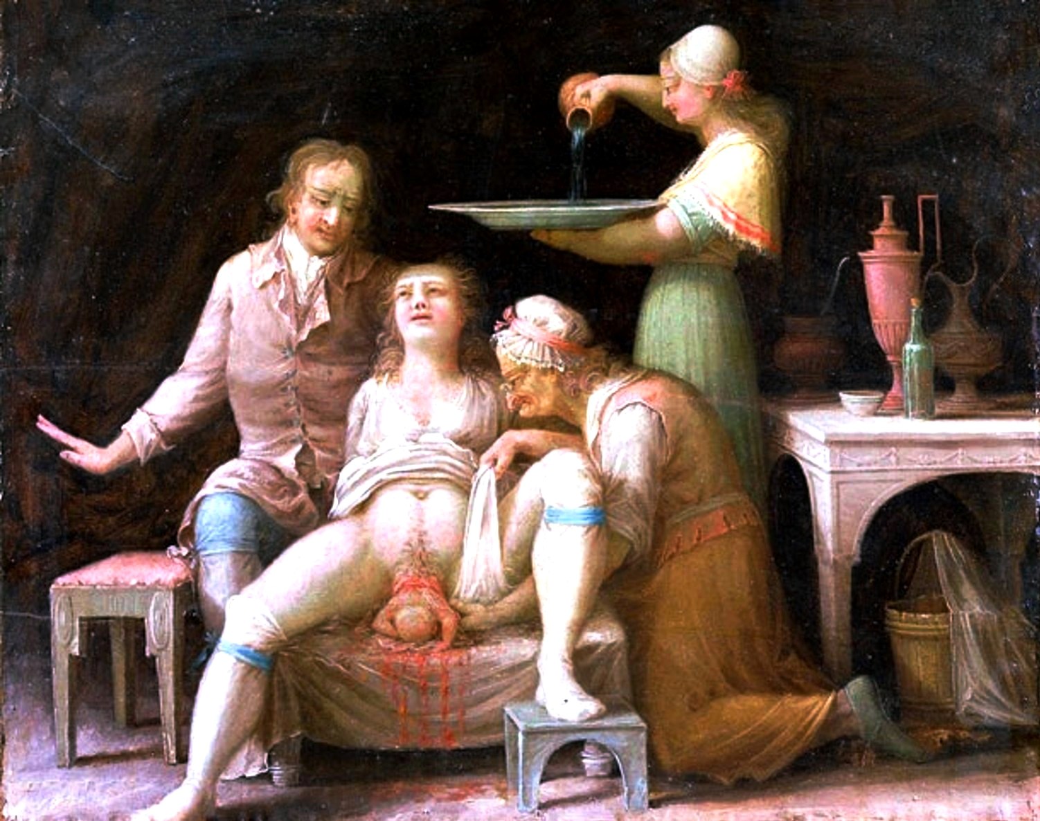 1502x1186 Medical Childbirth Art Painting France Explorationsproject - Medical Painting