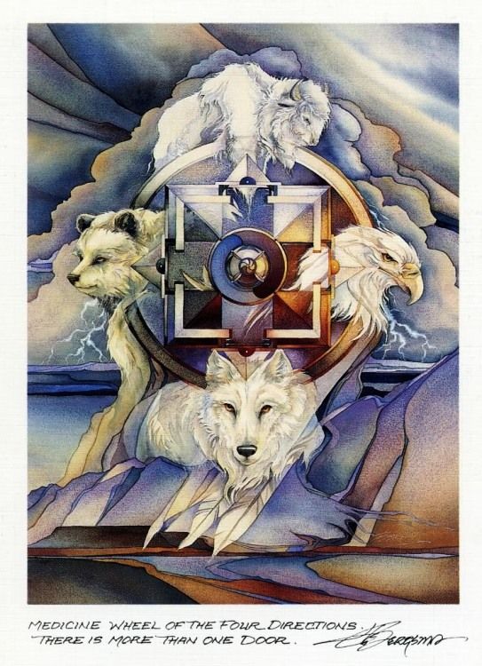 543x750 Medicine Wheel Painting - Medicine Wheel Painting