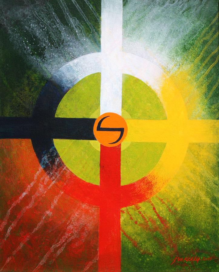 723x900 Medicine Wheel Painting By J W Kelly - Medicine Wheel Painting