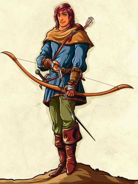 480x640 Medieval Archer By Vaibhavpawar19 - Medieval Archer Painting