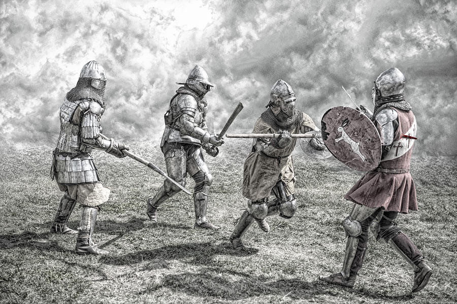 900x600 Medieval Battle Photograph By Jaroslaw Grudzinski - Medieval Battle Painting