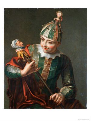 300x400 343 Best Images On Clowns, Creepy Clown And Teatro - Medieval Court Jester Painting