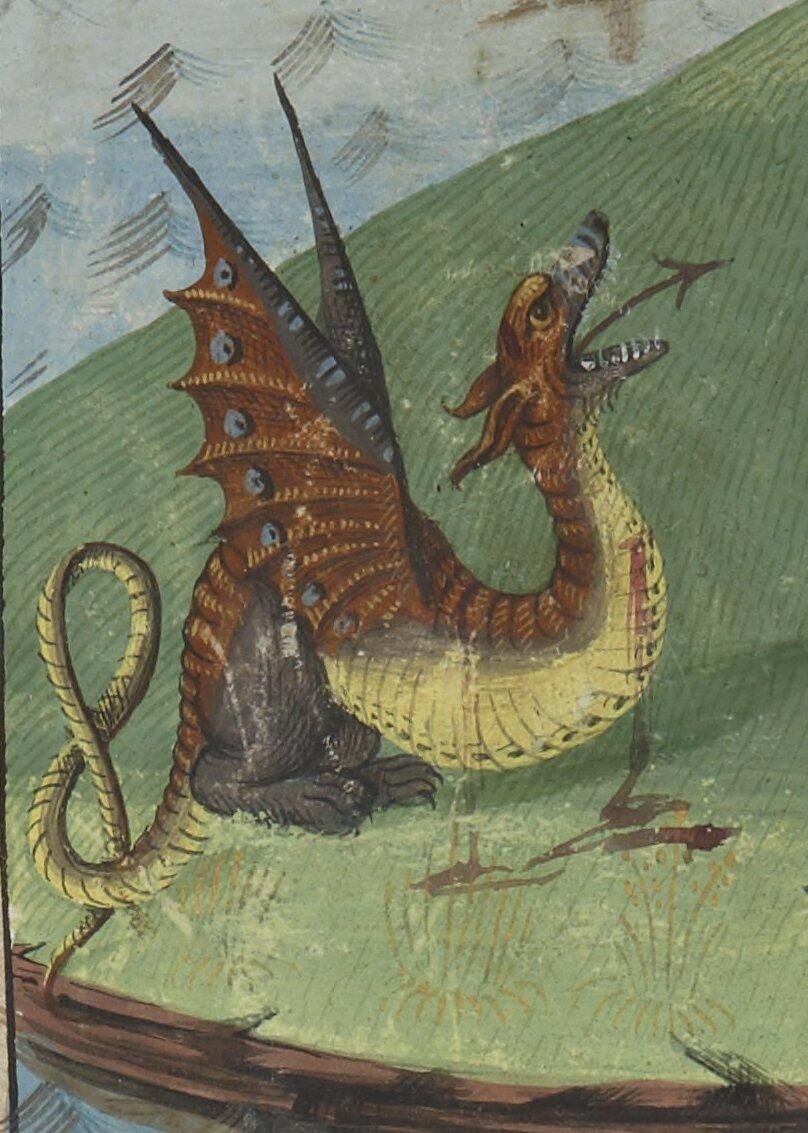 Medieval Dragon Painting at Explore collection of