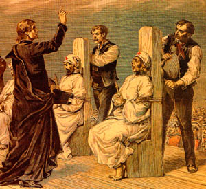 300x275 Medieval Torture - Medieval Executioner Painting