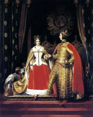 Medieval King And Queen Painting at PaintingValley.com | Explore ...