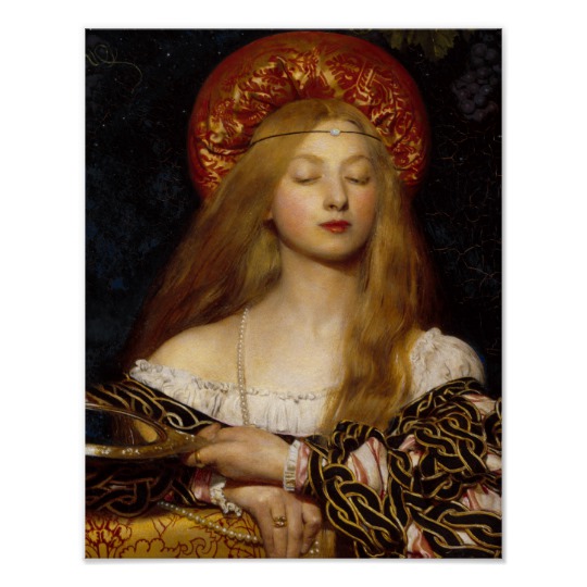 540x540 Vanity - Medieval Maiden Painting