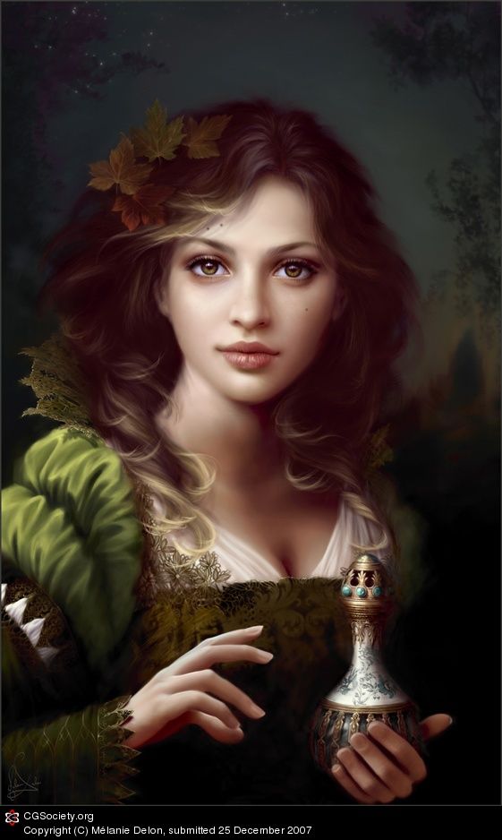 561x938 Cgportfolio - Medieval Maiden Painting