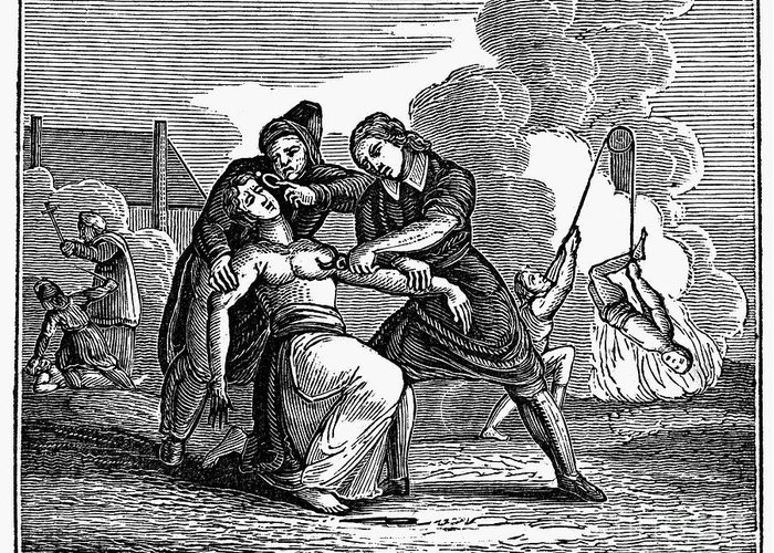 700x500 Medieval Torture Greeting Card For Sale By Granger - Medieval Torture Painting