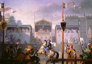 300x211 Medieval Tournament Posters Fine Art America - Medieval Tournament Painting