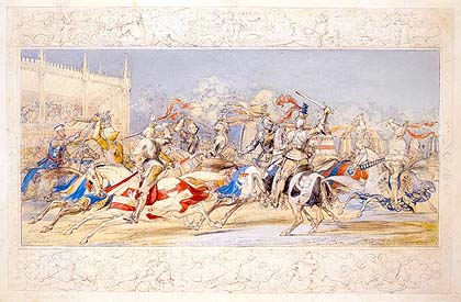 420x275 Victorian - Medieval Tournament Painting