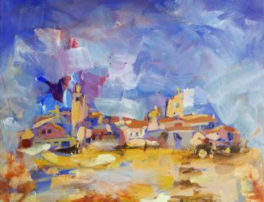 375x288 Medieval Village Paintings For Sale Saatchi Art - Medieval Village Painting