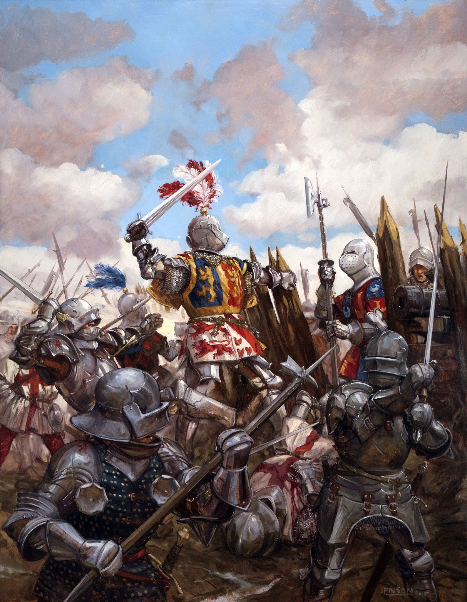 Medieval War Painting at PaintingValley.com | Explore collection of