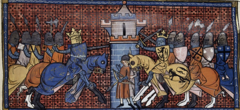 Medieval War Painting at PaintingValley.com | Explore collection of ...