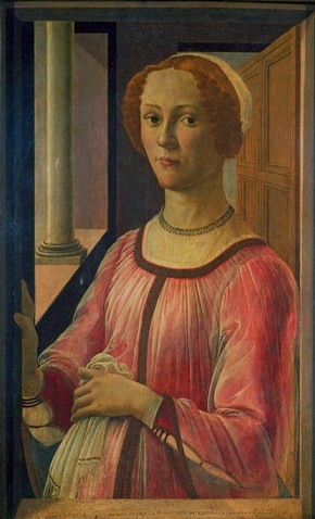 290x478 Women In The Renaissance - Medieval Woman Painting