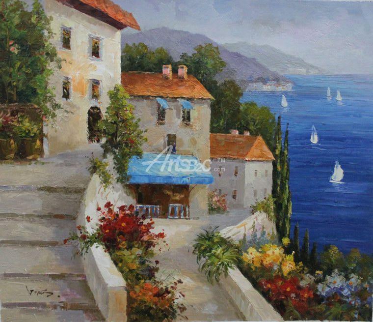760x655 Mediterranean Landscape Paintings Oj 22 - Mediterranean Landscape Painting