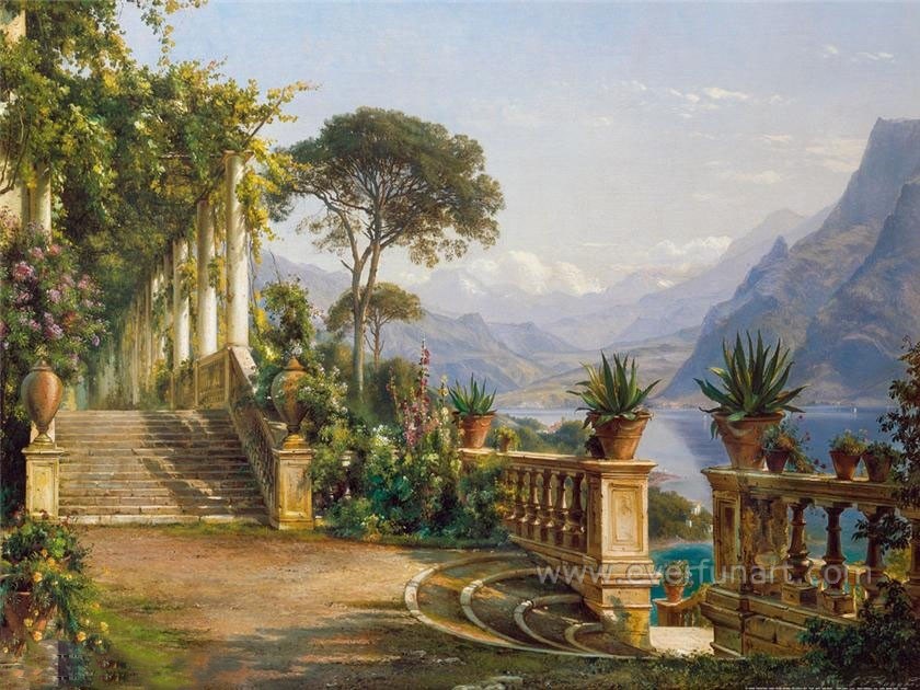 840x630 China Mediterranean Landscape Oil Painting (Emd 058) - Mediterranean Landscape Painting