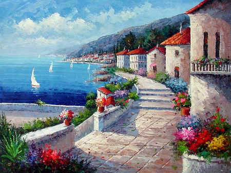 450x337 Mediterranean N113 - Mediterranean Painting