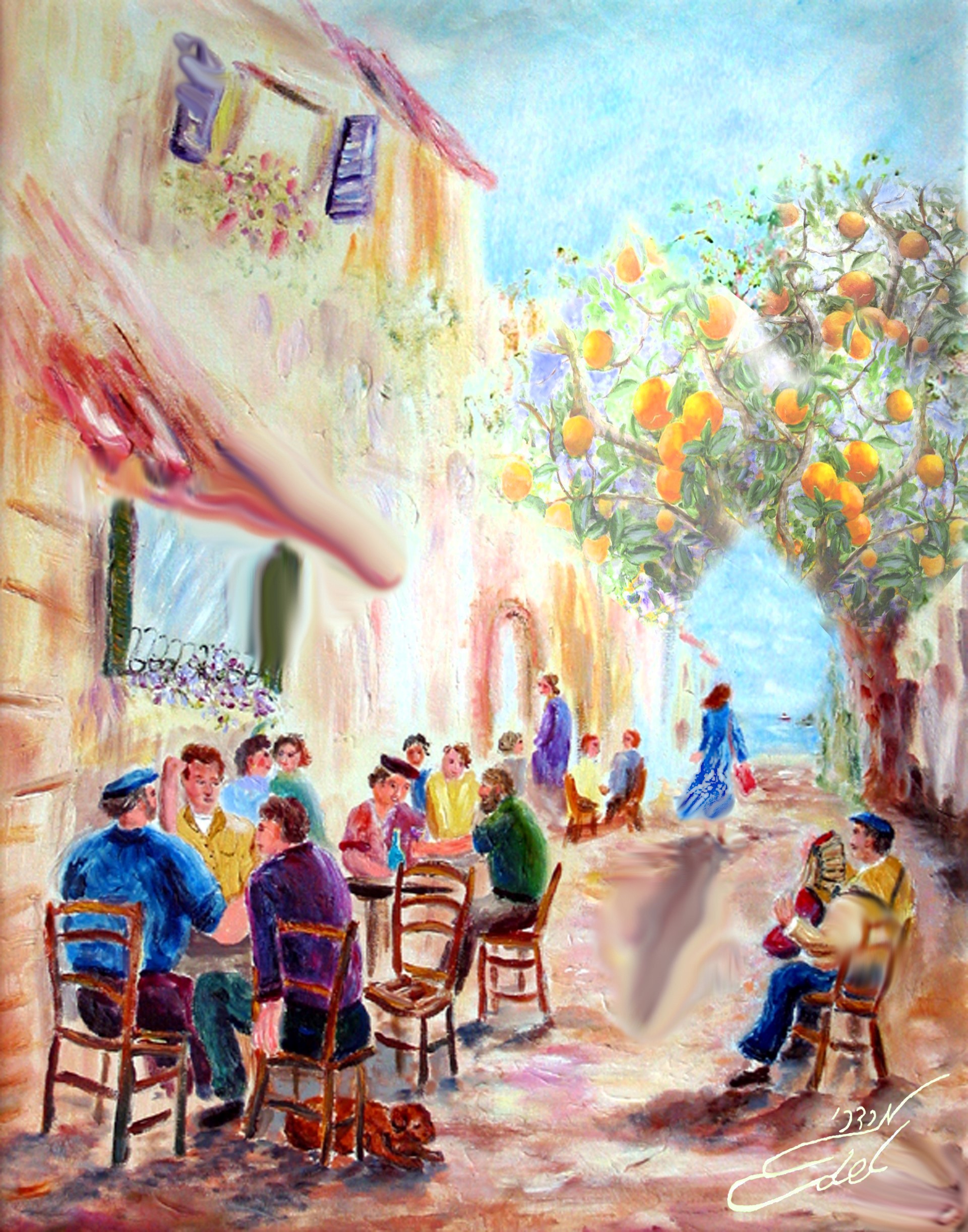 1920x2444 Mediterranean Siesta - Mediterranean Painting
