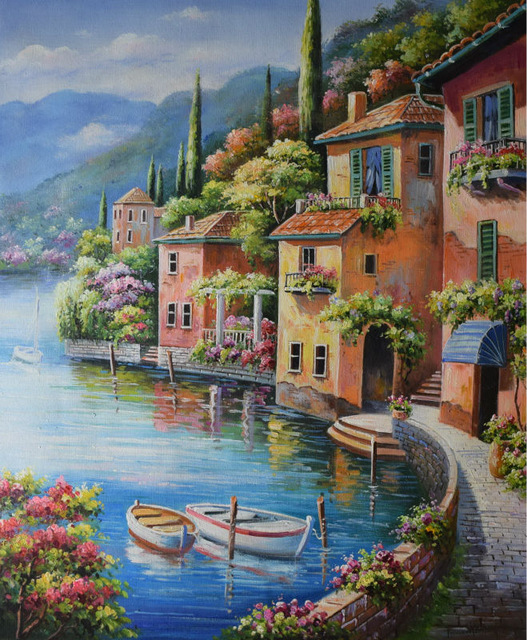 Mediterranean Painting at PaintingValley.com | Explore collection of ...