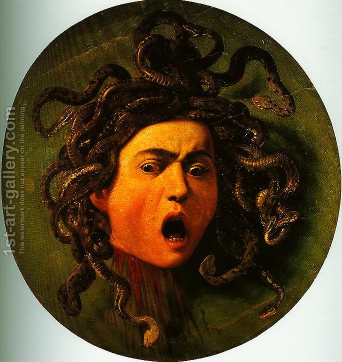 684x723 Medusa Caravaggio Reproduction 1st Art Gallery - Medusa Painting