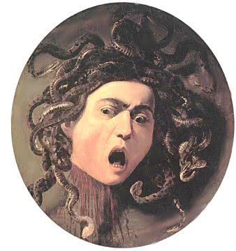 338x360 Caravaggio Medusa - Medusa Painting By Caravaggio