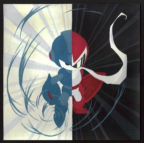 473x470 Image - Mega Man Painting