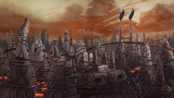 600x338 Pictsy's Art Mega City One - Mega Painting