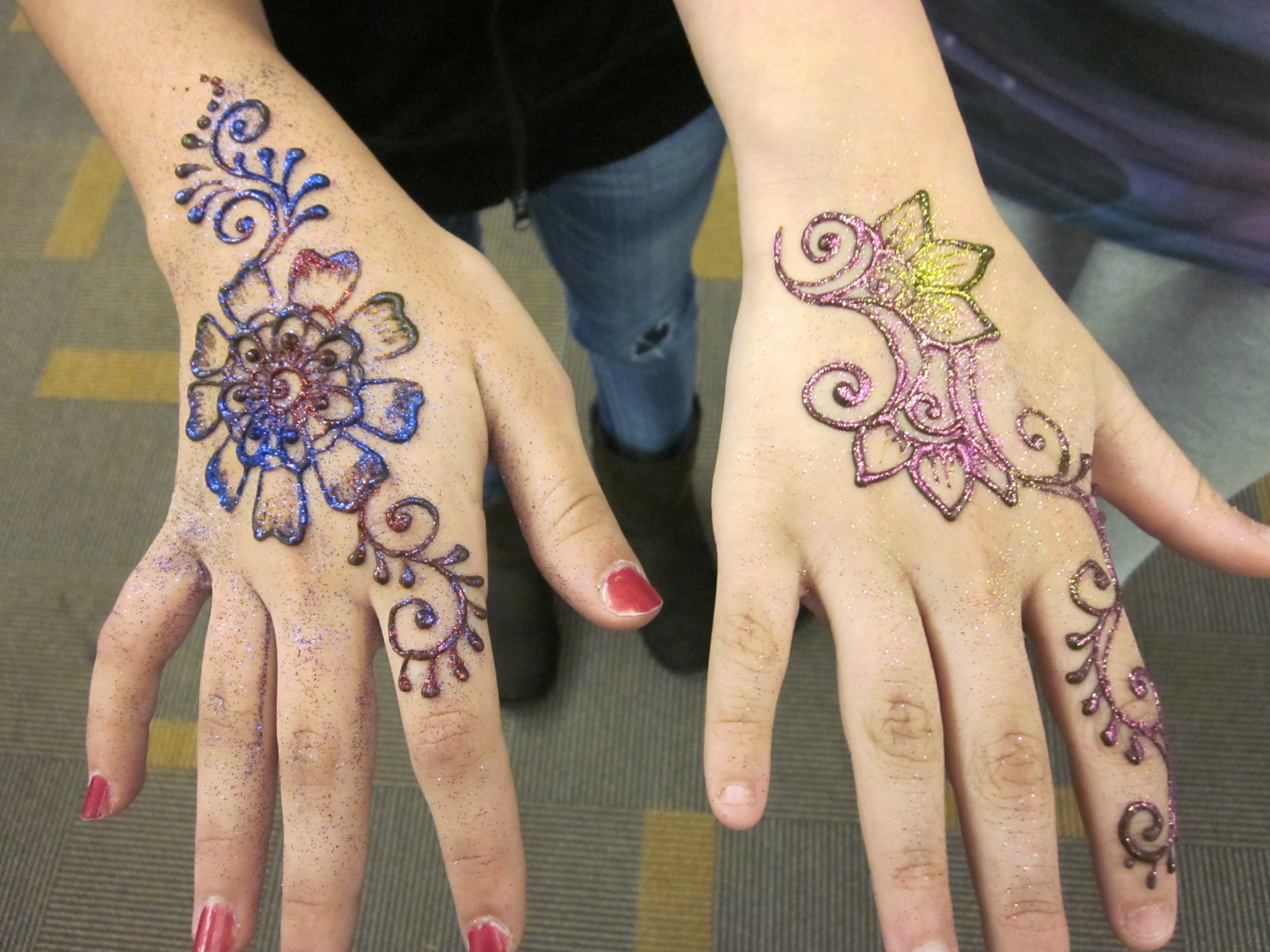 4000x3000 Free Images Hand, Pattern, Finger, Tattoo, Henna, Arm, Nail - Mehndi Painting