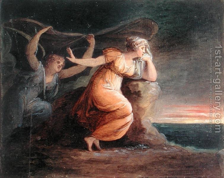 756x600 Repelling The Spirit Of Melancholy Maria Hadfield Cosway - Melancholy Painting