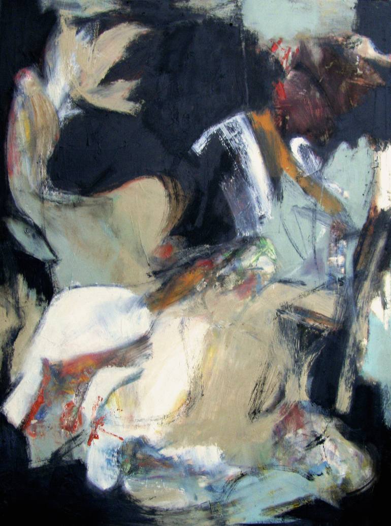 770x1035 Saatchi Art Disrupted Melancholy Painting By Fred Smilde - Melancholy Painting