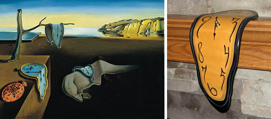 550x241 Dali Inspired Melting Clock - Melting Clock Painting Artist