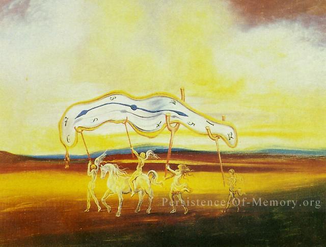 640x485 Painting Wounded Soft Watch Melting Clocks By Salvador Dali - Melting Clock Painting Artist