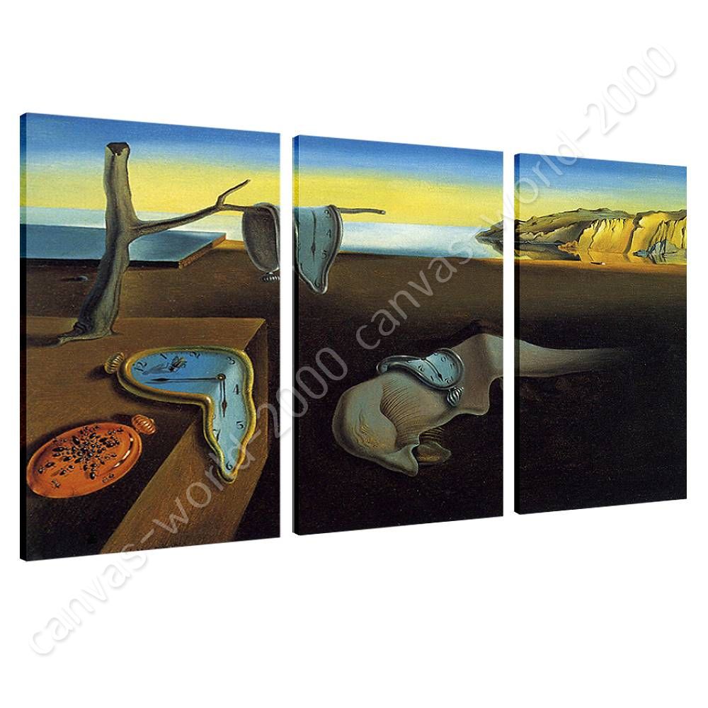 1000x1000 Canvas (Rolled) Melting Clock The Persistence Of Memory Salvador - Melting Clock Painting Artist