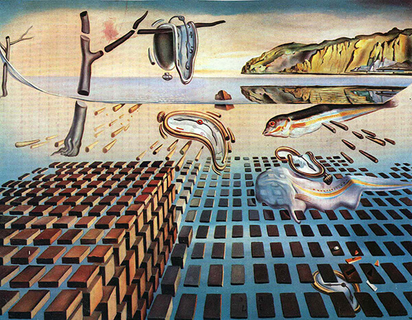 600x466 Persistence Of Memory Salvador Dali Painting - Melting Clocks Painting Name