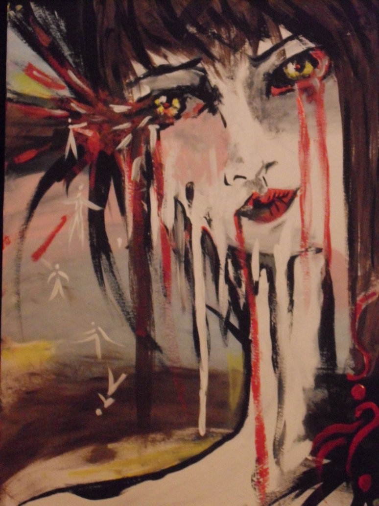 774x1032 Melting Face By Aya174 - Melting Face Painting