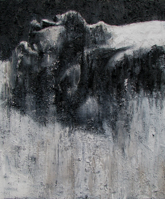 540x649 Easel And Me Painting Of The Weektroy Quinliven And His Melting Face - Melting Face Painting