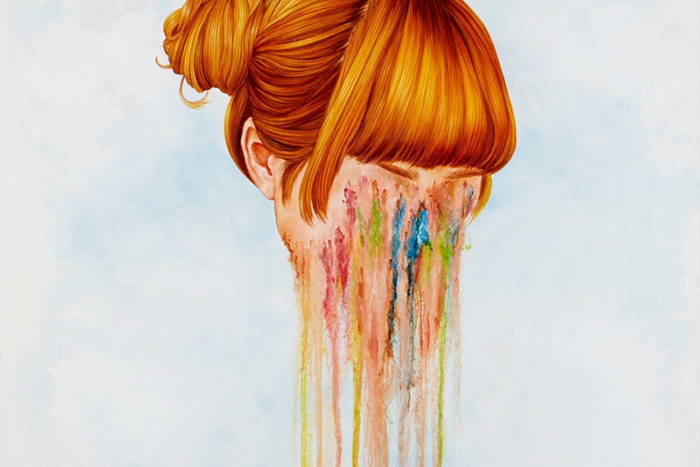 1000x667 Face Melting Portraits - Melting Face Painting