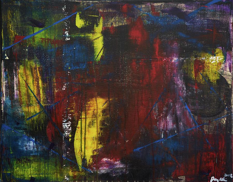 900x706 Reality Is Melting Painting By Jay Adkins - Melting Painting